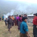 ブータン東部チモン村の人々
