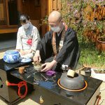 お釈迦様のお誕生日【花祭り】を野点でお祝いいたしました